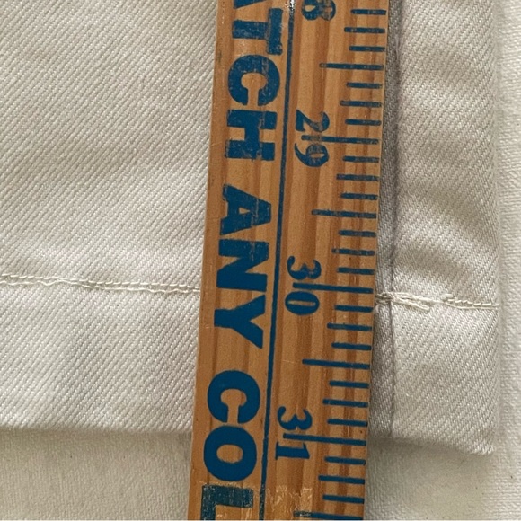 Peck & Peck Weekend 5 pocket stretch eggshell jeans women’s size 6 - Picture 11 of 12